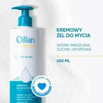Set di 2 x Oillan Derm+, gel lavante cremoso per il corpo, 400 ml