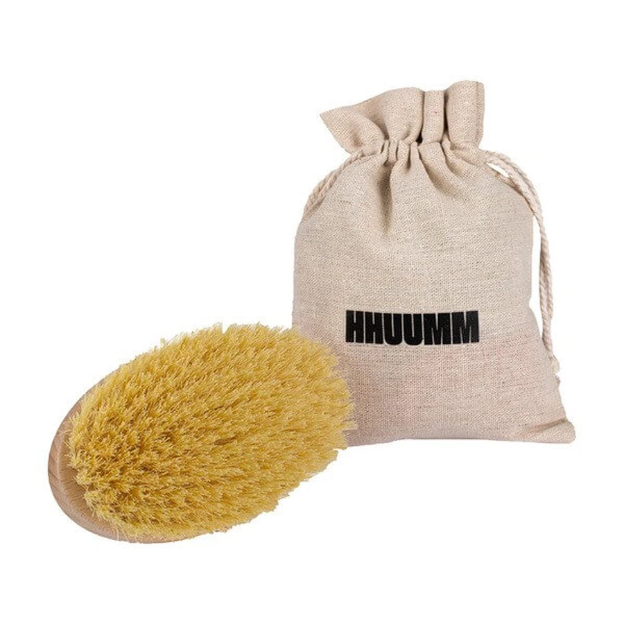 Hhuumm, brosse de massage pour le corps sec, fibre tampico sans sangle No.7, 1 pièce.