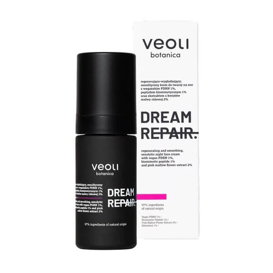 Veoli Botanica Dream Repair, regenerating and smoothing face cream, night, 30 ml