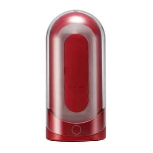 Pachet încălzitor Tenga Flip 0 Red, masturbator cu încălzitor, 1 buc.