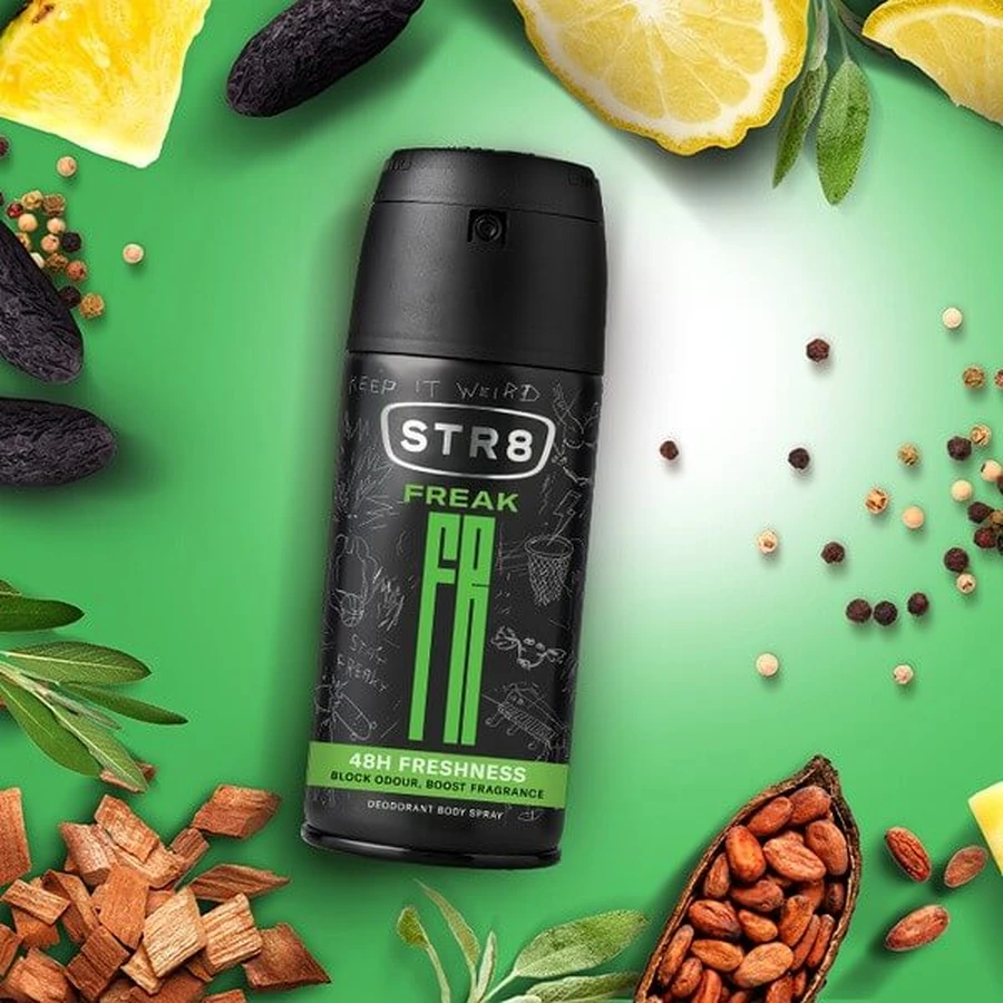 STR8 Freak, dezodorant męski w sprayu, 150 ml: ceny i cechy