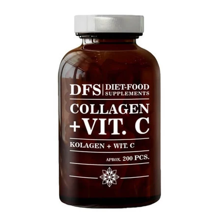 Diät-Nahrungsergänzungsmittel Kollagen + Vit. C, Kapseln, 200 Stk.