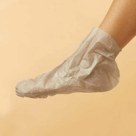 Voesh, chaussettes de collagène, masque de collagène pour les talons et les pieds avec de l'huile d'argan, chaussettes, 3 paires