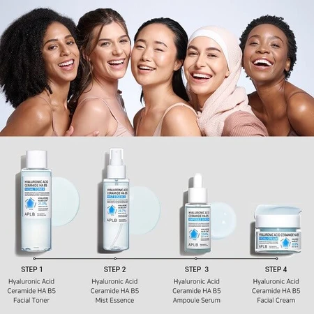 APLB Hyaluronic Acid Ceramide HA B5, facial moisturizer with hyaluronic acid, ceramides and vitamin B5, 55 ml