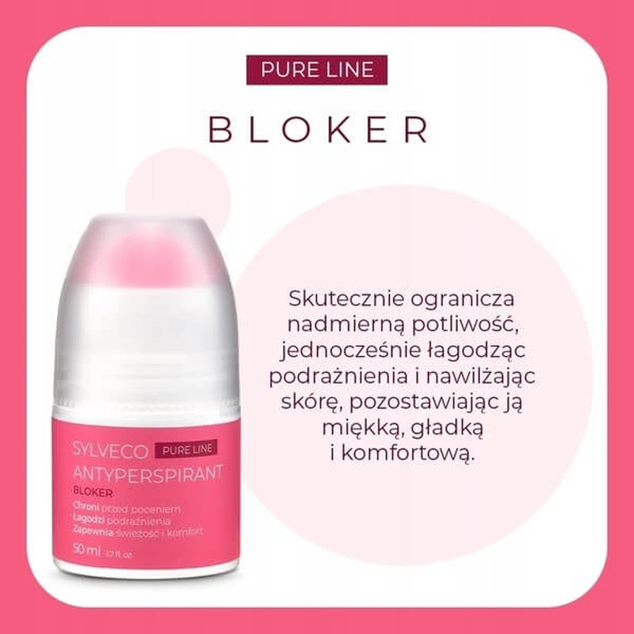 Sylveco Pure Line, bloqueur, 50 ml