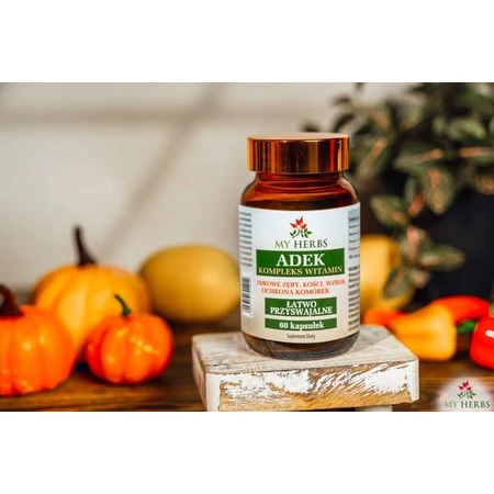 Bio Herbs ADEK Complex de vitamine, capsule, 60 buc.