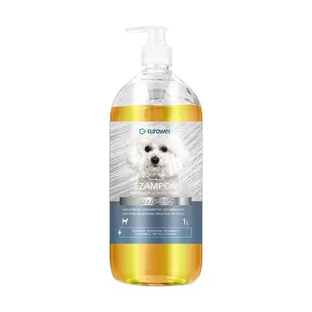 Eurowet Shampooing poils blancs pour chiens, 1l