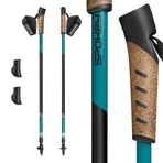 Spokey Peak Nordic Walking, Telescopische stokken, blauw, 2 stuks.