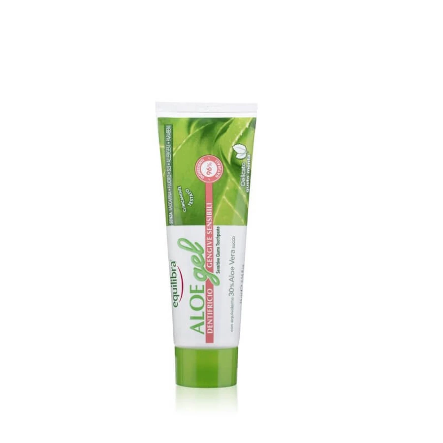 Gel pour dents et gencives sensibles à l'aloès, 75 ml, Equilibra