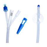 Outline, sonde de Foley urologique, à trois voies avec valve en plastique et marqueur de contraste, CH 24/30 ml, 1 pc.