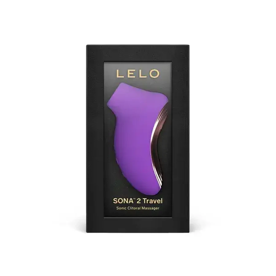 Lelo Sona 2 Travel Purple, compact sonic clitoral stimulator, 1 pc.