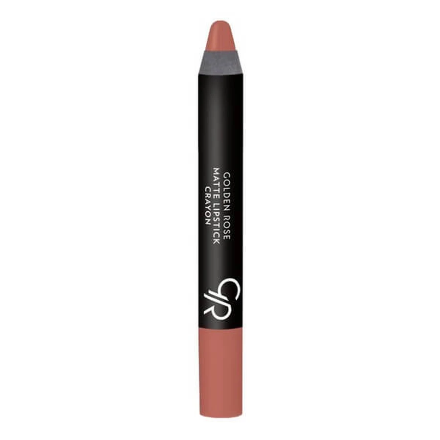 Golden Rose Matte Crayon Lipstick, ruj mat în creion, 18, 3.5 g