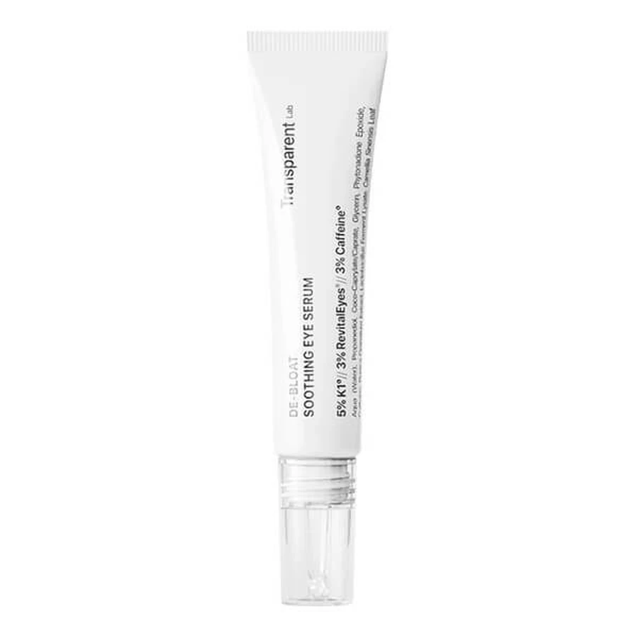 Transparent Lab De-Bloat Soothing Eye Serum, suero para ojos, 15 ml