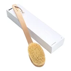 Hhuumm, dry body massage brush, tampico fiber double bent version No.6, 1 piece.