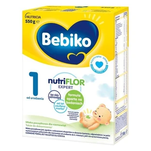 Bebiko 1 nutriFLOR Expert, lapte pentru sugari de la naștere, pulbere, 550 g