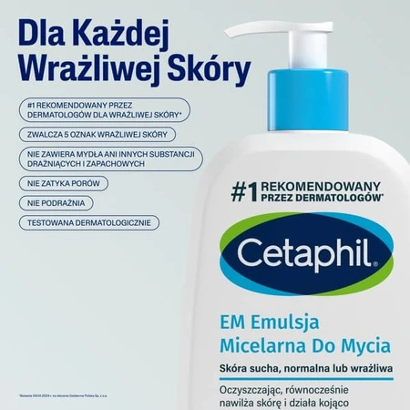 Cetaphil EM, mizellare Waschemulsion, 473 ml