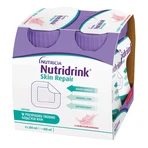 Set van 3 x Nutridrink Skin Repair, aardbeiensmaak, vloeibaar, 4 x 200 ml + INTENO Soft Care, huidverzorgingsdoekjes, 10 stuks.