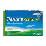 Claritine Active, 5 mg + 120 mg, compresse a rilascio prolungato, 6 pz.
