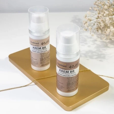 Snailmed, cremă BB cu mucus de melc și ceară de albine, închisă la culoare naturală, 50 ml