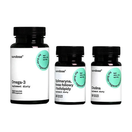 Sundose pentru regenerarea ficatului, capsule, 30 buc. + 30 buc. + 30 buc.