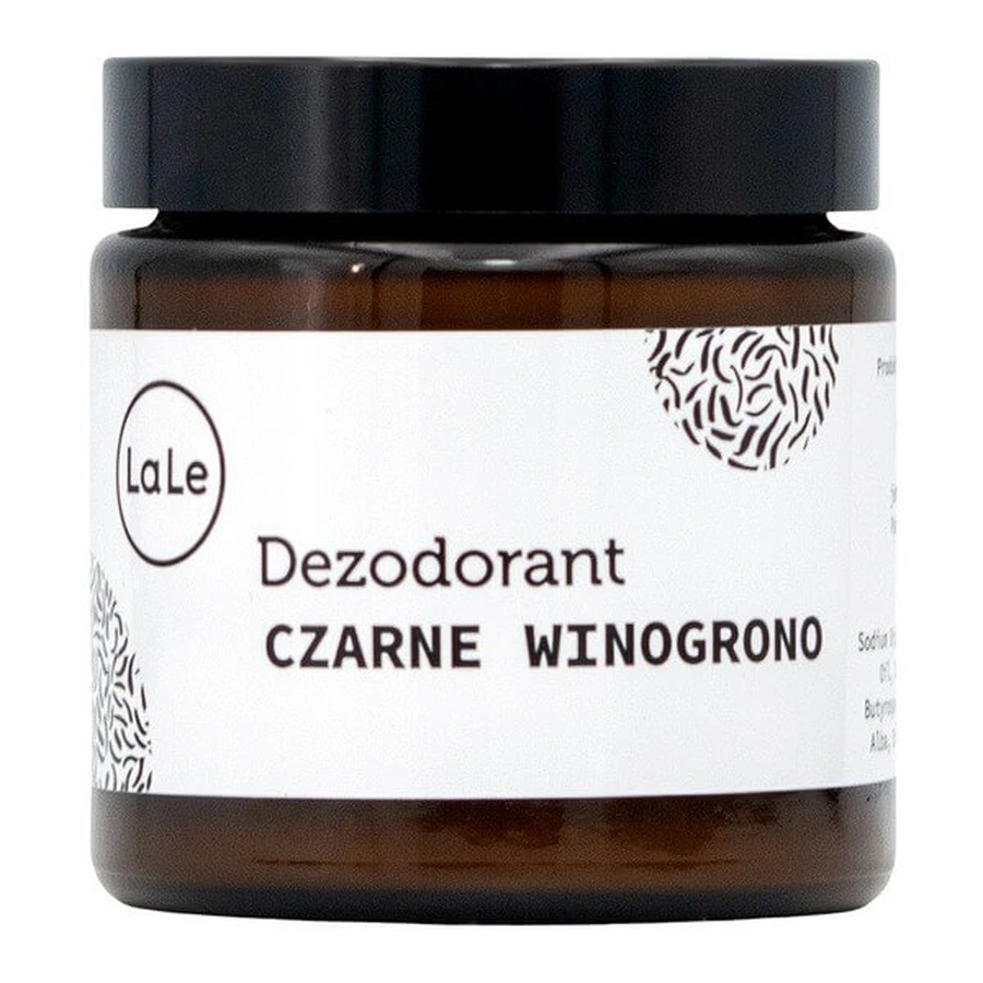 LaLe, déodorant en crème, raisin noir, 120 ml