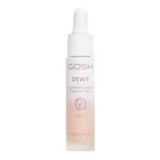 Gosh Dewy Foundation Drops, gotas de maquillaje iluminadoras SPF 15, 006 Medium, 12 ml