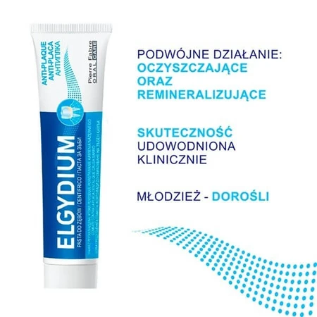 Set Eldril Care, dagelijkse mondhygiëne vloeistof, 500 ml + Elgydium Anti Plaque, tandpasta, 75 ml