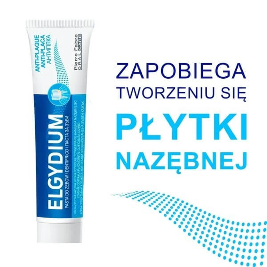 Set Eldril Care, dagelijkse mondhygiëne vloeistof, 500 ml + Elgydium Anti Plaque, tandpasta, 75 ml