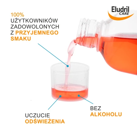 Set Eldril Care, dagelijkse mondhygiëne vloeistof, 500 ml + Elgydium Anti Plaque, tandpasta, 75 ml
