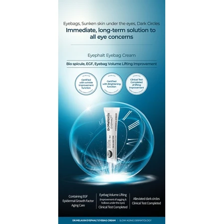 Dr.Melaxin Eyephalt, anti-rimpel oogcrème, 10 ml