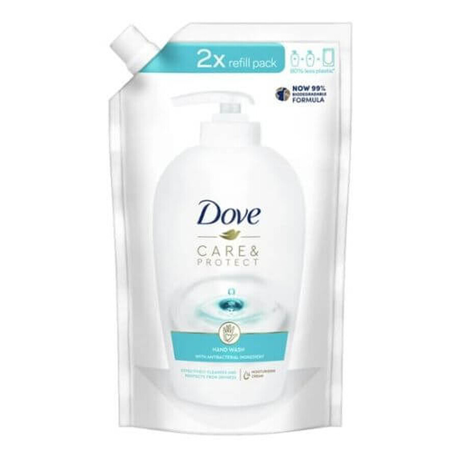 Recambio de jabón líquido Care &amp; Protect, 500 ml, Dove