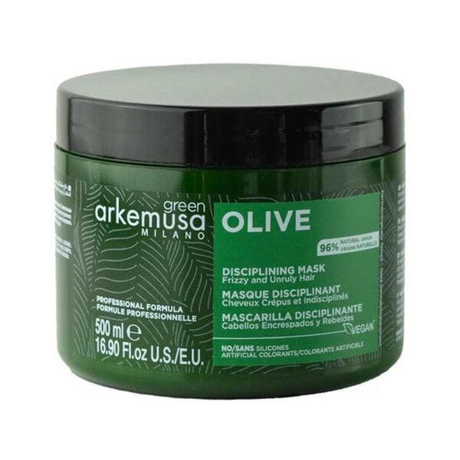 Green Arkemusa Milano Olive, mască pentru păr creț și indisciplinat, 500 ml