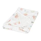 Babymatex, bamboe dubbelzijdige deken 75x100 cm, wit-paard, 1 st.