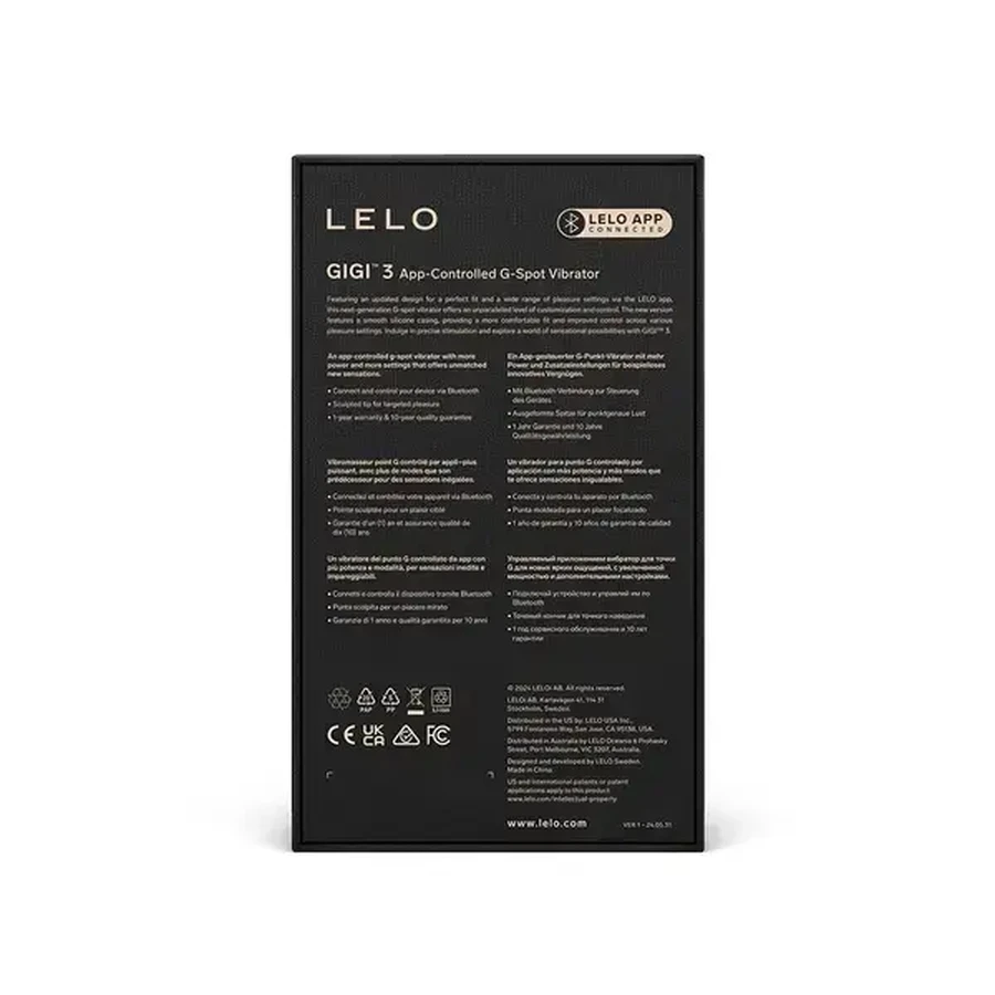 LELO Gigi 3, Vibrador punto G, Powder Blue, 1 ud.