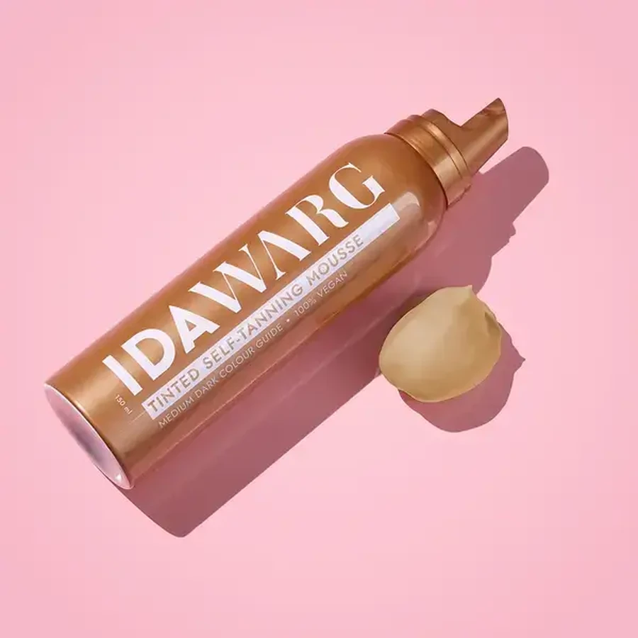 Ida Warg Tinted Self-Tanning Mousse, samoopalacz w musie do ciała, Medium Dark, 150 ml: ceny i cechy