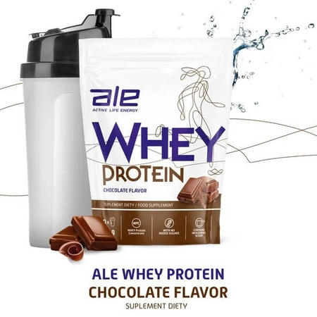Lote de 3x ALE Whey Protein Sabor Chocolate