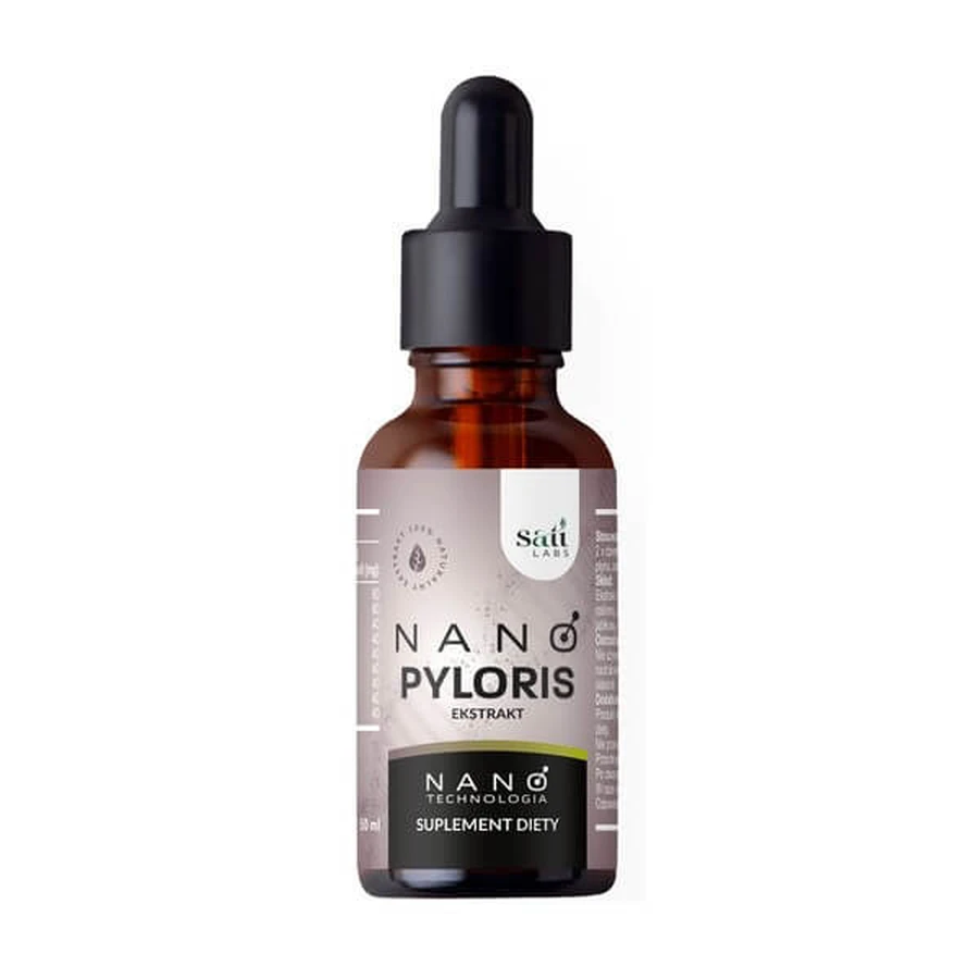 Sati Labs, Nano Pyloris, gouttes, 50 ml