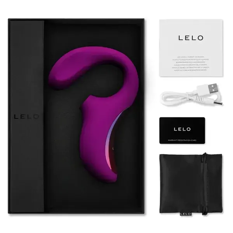 Lelo Enigma Deep Rose, vibrateur sonique à double action, 1 pc.