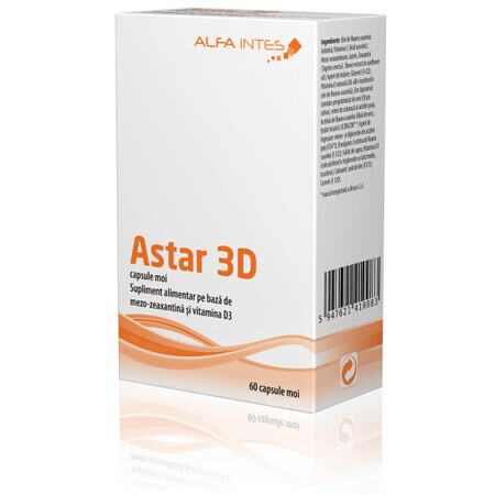 Astar 3D, 60 cápsulas, Alfa Intens