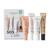 Madara SOS Care 4-Step Skin Routine, set cosmetic calmant, nuanță Medium, 1 buc.