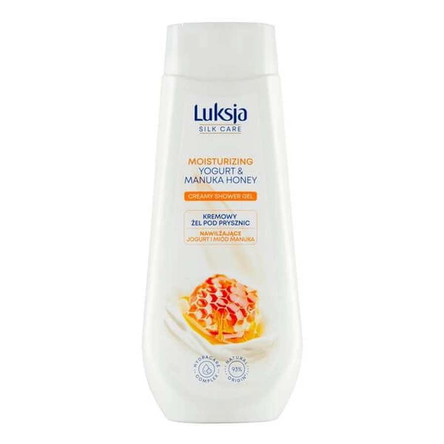 Luksja Silk Care, shower gel, Yogurt &amp; Manuka Honey, 500 ml