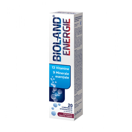 Bioland Energie, 20 comprimate efervescente, Biofarm