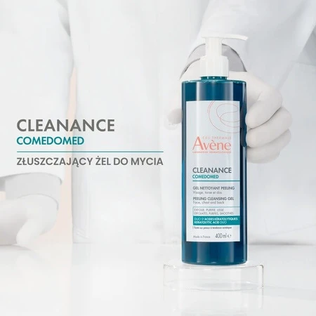 Avene Eau Thermale Cleanance Comedomed, peelendes Reinigungsgel, 400 ml