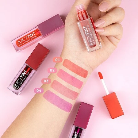 Golden Rose Juicy Tint Lip &amp; Cheek Stain, nuanță colorantă pentru buze și obraji, 01, 5.2 ml