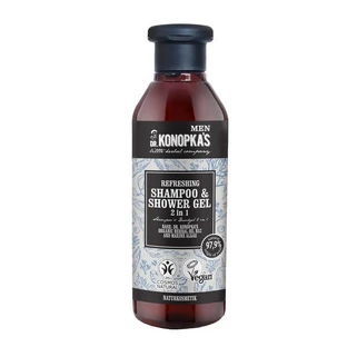 Dr.Konopka's Men, șampon răcoritor și gel de duș 2în1, 280 ml