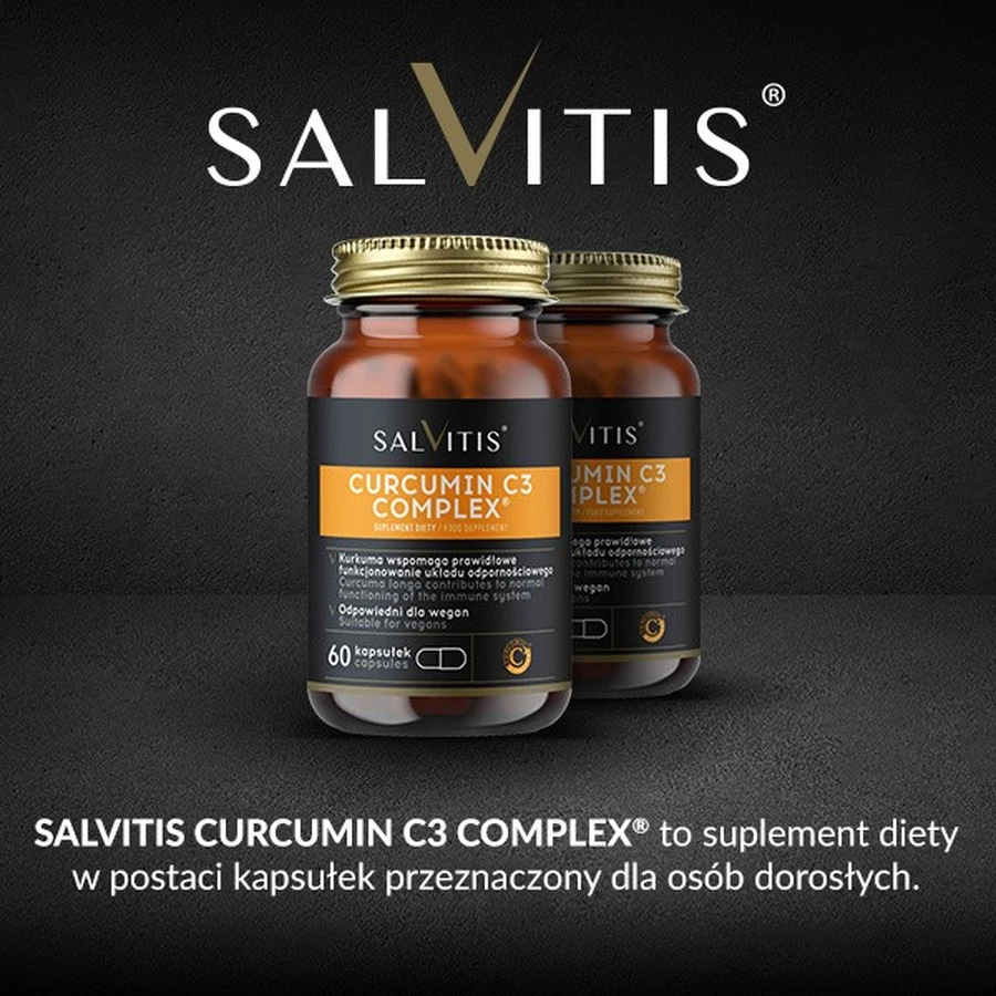 Salvitis Curcumine C3 Complex, capsules, 60 st.
