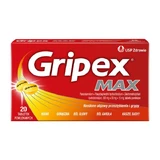Gripex Max, comprimidos recubiertos con película, 20 uds.