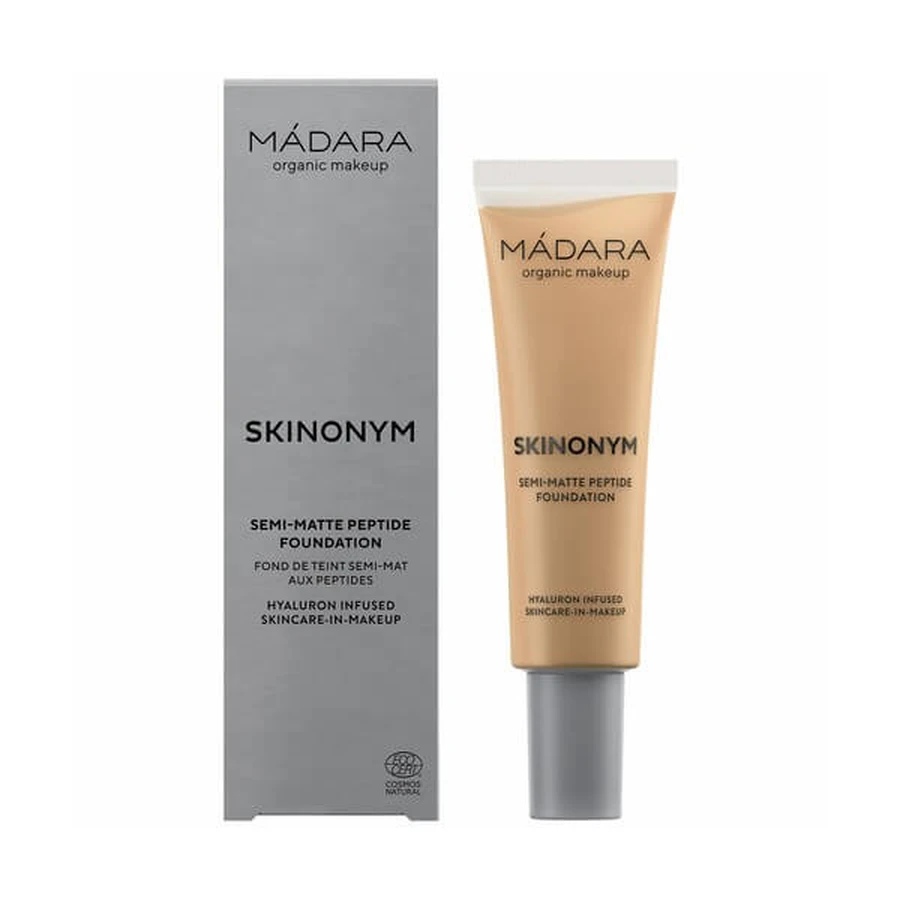 Madara, Skinonym, Fond de ten semi-mat peptid, #50 Nisip auriu, 30 ml