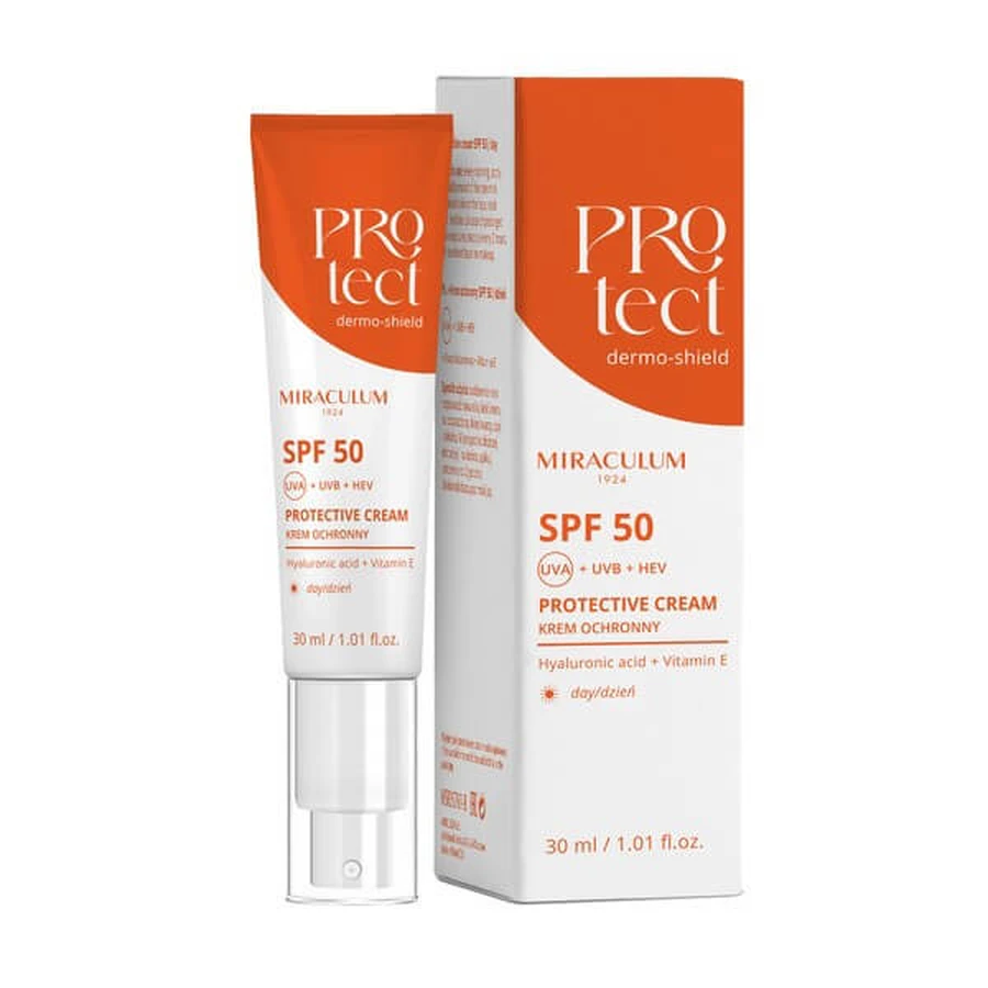Miraculum Dermo-Shield Protect, crème protectrice SPF 50, 30 ml