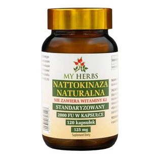 My Herbs Nattokinase, cápsulas, 120 uds.